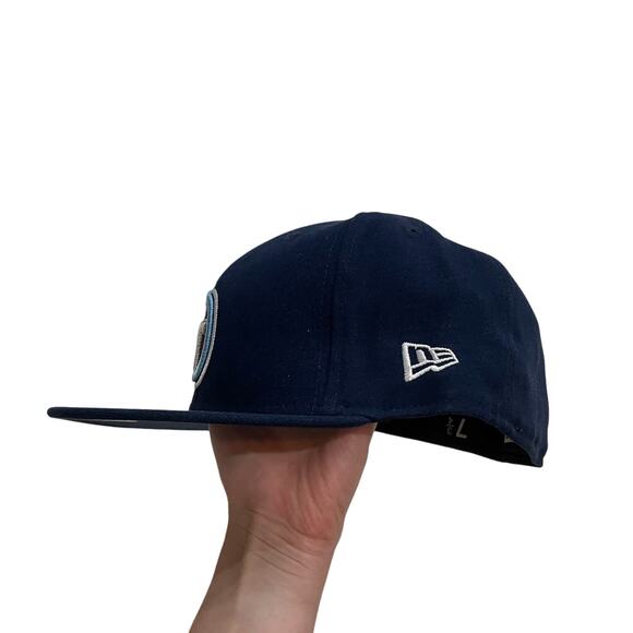 New era Tennessee titans fitted hat 7 3/4 - Picture 2 of 4